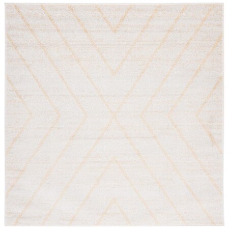 Safavieh 6 x 6 ft. Adirondack 251D Power Loomed Square Area Rug Ivory & Gold ADR251D-6SQ
